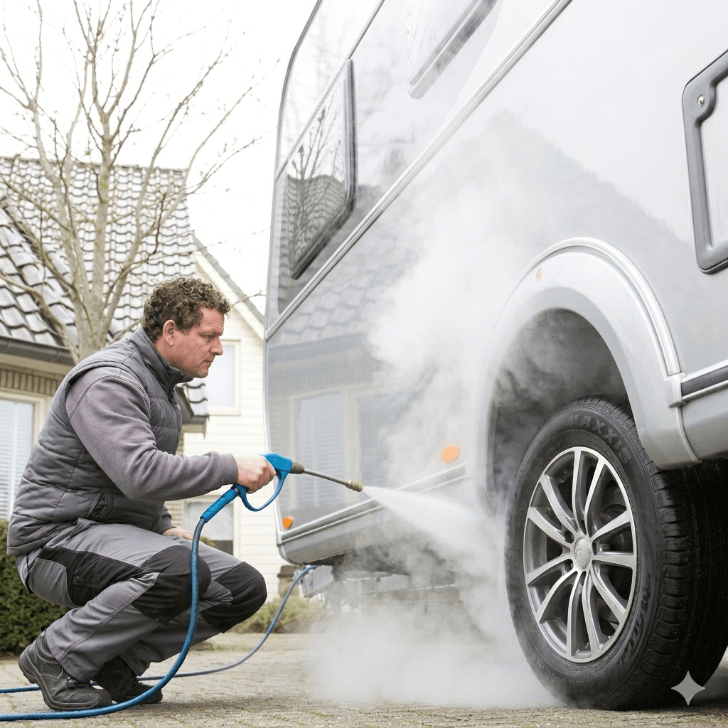 Caravan reinigen